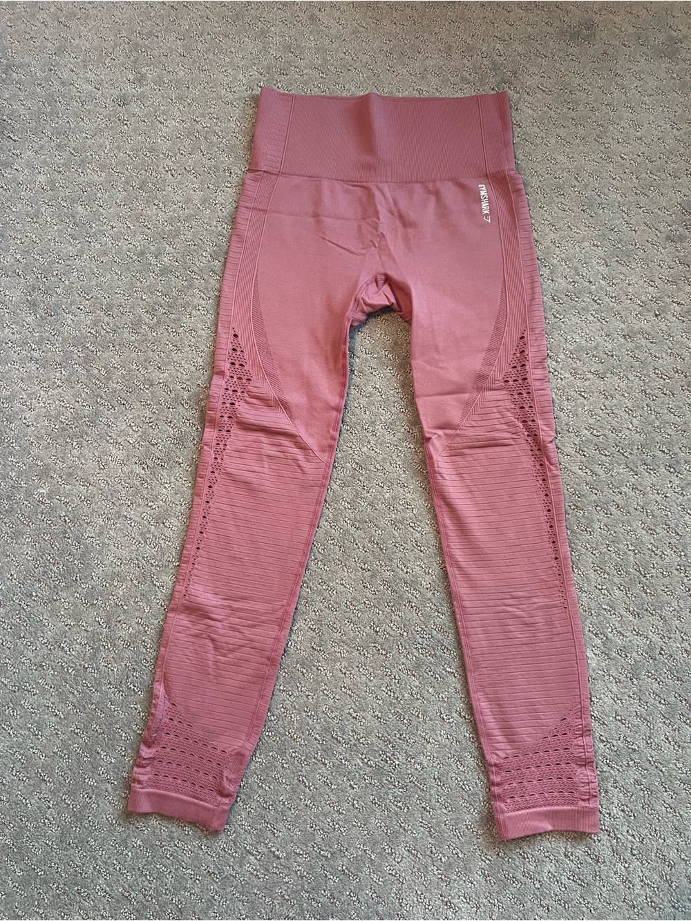 Gymshark Seamless High-Waist Leggings - Dusty Rose